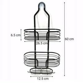 polka-lazienkowa-wiszaca-pod-prysznic-prysznicowa-czarna-podwojna-odporna