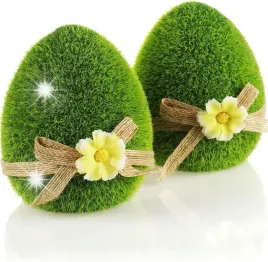 2x-figurka-wielkanocna-jajka-ceramiczne-pokryte-sztuczna-trawa-pisanki-duze