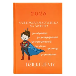 kalendarz-a5-2026-pomarancz-planer-dla-najlepszej-nauczycielki-na-swiecie