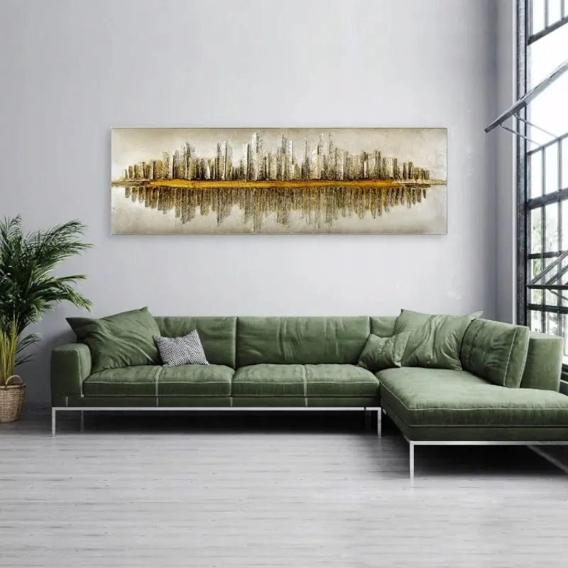 obraz-3d-loft-miasto-145x55-cm-stan-nowy