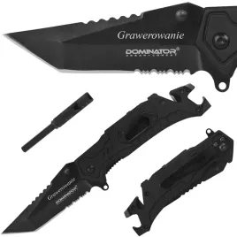 noz-skladany-ratowniczy-dominator-edc-z-krzesiwem-z-usluga-grawerowania