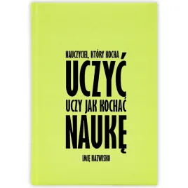 kalendarz-ksiazkowy-2026-nauczyciel-ktory-kocha-uczyc-seledynowy-prezent-wz