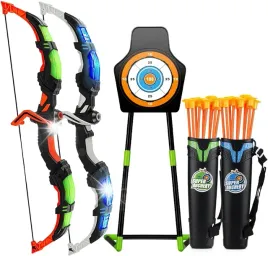 zestaw-do-strzelania-z-luku-dla-dzieci-zabawki-lucznictwo-2-luki-10-sztral