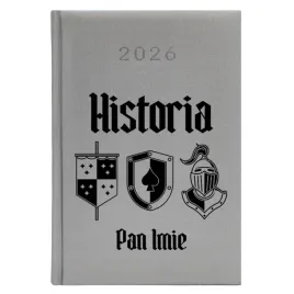 kalendarz-ksiazkowy-a5-2026-srebrny-dla-nauczyciela-historia-pan-imie-wz