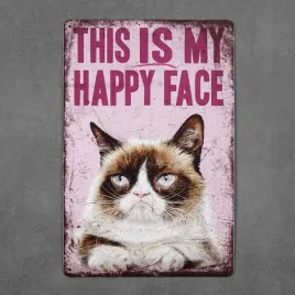 tabliczka-dekoracyjna-metalowa-happy-face