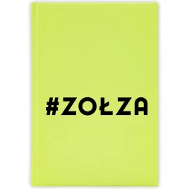 kalendarz-ksiazkowy-2026-zolza-seledynowy-terminarz-na-prezent-mix-wzorow
