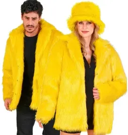 stroj-kurtka-pluszowa-zolta-lata-70-80-90-dodatek-przebranie-karnawal-l-xl