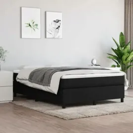 vidaxl-rama-lozka-bez-materaca-czarna-140x190-cm-obita-tkanina