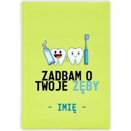 kalendarz-ksiazkowy-2026-zadbam-o-twoje-zeby-seledynowy-planer-prezent-wz