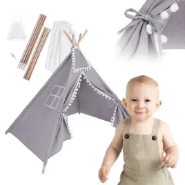primabobo-namiot-tipi-dla-dzieci-duzy-110x110cm-szary-teepee-wigwam-szary