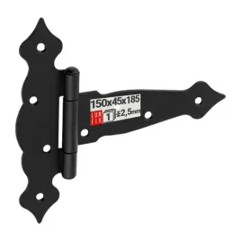 zawias-do-bramy-drewnianej-ozdobny-czarny-150x45x185x25-trojkatny-1szt