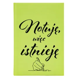 kalendarz-ksiazkowy-a5-2026-seledynowy-dla-lenia-notuje-wiec-istnieje-wz