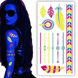 naklejki-na-twarz-cialo-festiwal-tatuaz-fluorescencyjny-zmywalny-tymczasowy