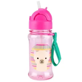 skip-hop-bidon-tritanowy-ze-slomka-rurka-dla-dzieci-lama-355-ml