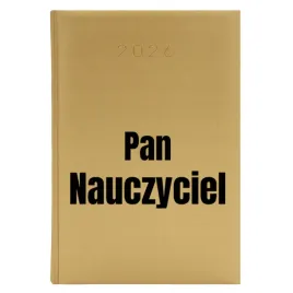kalendarz-ksiazkowy-a5-2026-zloty-planer-dzienny-prezent-dla-pan-nauczyciel