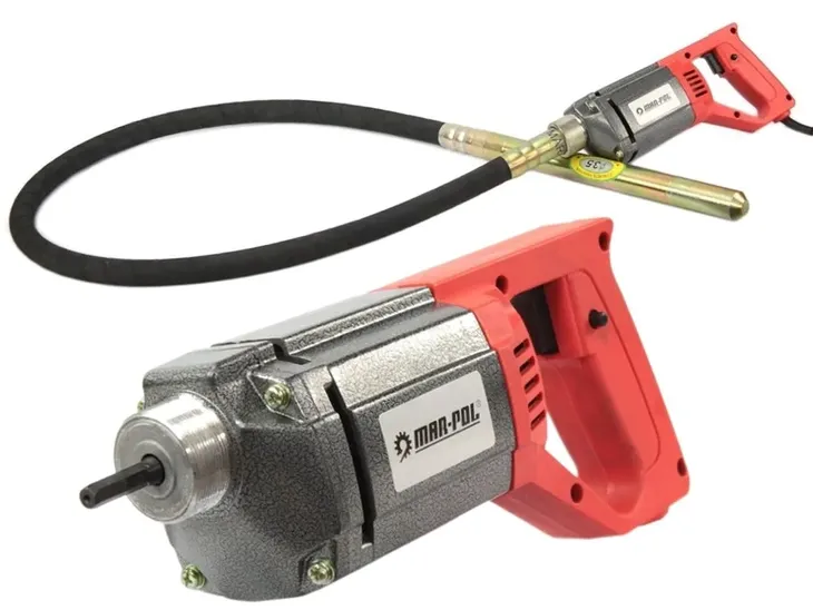 WIBRATOR DO BETONU MAR-POL 1350W BUŁAWA 35MM WĄŻ 2M