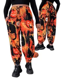 spodnie-dresowe-joggery-damskie-halloween-jesien-dynia-elastyczne-m-l