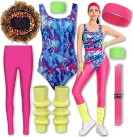 stroj-przebranie-disco-neon-lata-80-90-zestaw-retro-body-legginsy-8w1-s-m