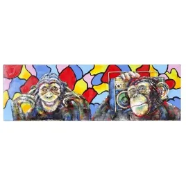 obraz-metalowy-3d-loft-natura-malpy-180x56-cm