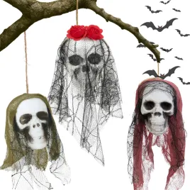 dekoracje-halloween-wiszace-czaszki-kosciotrupy-panna-mloda-pirat-3-sztuki