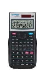 kalkulator-naukowy-donau-tech-401-funkcji-zasilanie-solarne-czarny