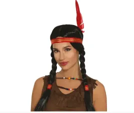 peruka-indianki-z-piorem-indianska-folk-przebrania