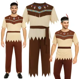stroj-indianski-indianin-przebranie-indianina-pioropusz-apacz-s-m-164-170