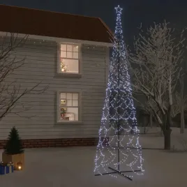 vidaxl-choinka-stozkowa-3000-zimnych-bialych-led-230x800-cm