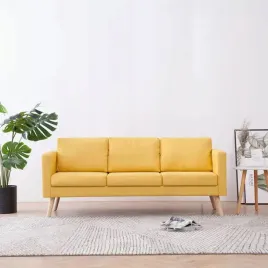 vidaxl-sofa-3-osobowa-tapicerowana-tkanina-zolta