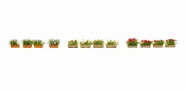 noch-14009-flower-boxes-blooming-red-white-and-yellow-skrzynki-z-kwiatami