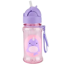 skip-hop-bidon-ze-slomka-rurka-tritanowy-dla-dzieci-narwal-355-ml