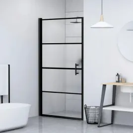 vidaxl-drzwi-prysznicowe-91x195cm-hartowane-szklo-polmrozone-czarne