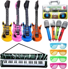 nadmuchiwane-gitary-14x-akcesoria-okulary-boombox-mikrofon-stroj-przebranie
