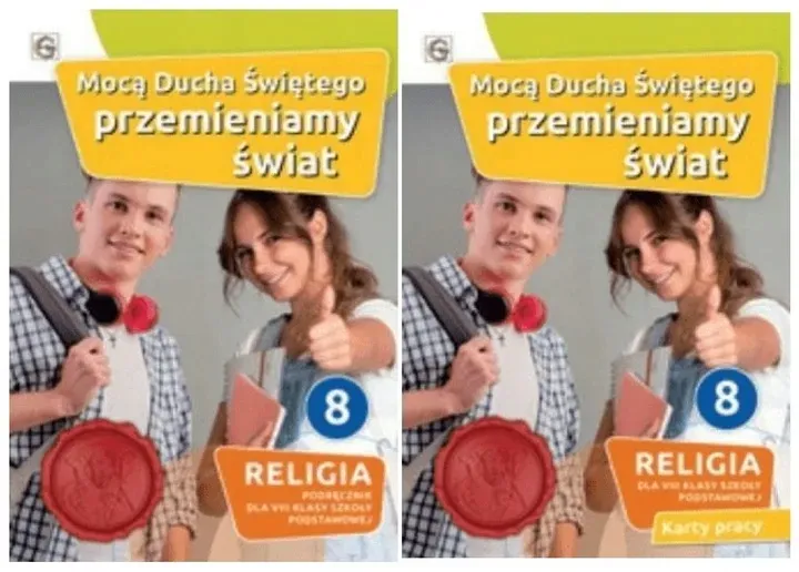 Religia 8 klasa Mocą Ducha Świętego Podręcznik + karty pracy