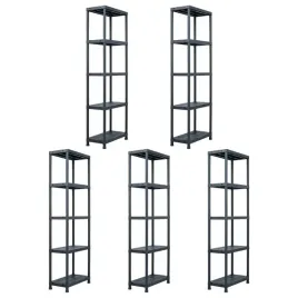 vidaxl-regaly-magazynowe-5-szt-czarne-125-kg-60x30x180-cm