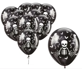 balon-czarny-kosciotrupy-30cm-10szt-halloween