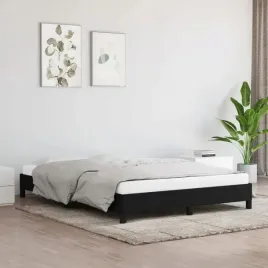 vidaxl-rama-lozka-bez-materaca-czarna-140x190-cm-obita-tkanina