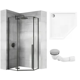 kabina-prysznic-diamond-80x80-czarna-brodzik-bialy
