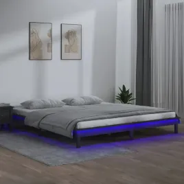 vidaxl-rama-lozka-z-led-szara-140x190-cm-lite-drewno