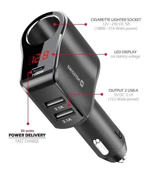 swissten-ladowarka-samochodowa-usb-c-2x-usb-a-liczba-urzadzen-ladowanych-jednoczesnie-3