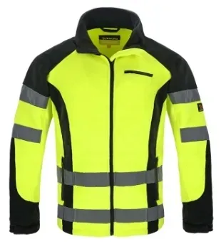 ubranie-robocze-spodnie-elastyczne-komplet-polar-odblaski-zestaw-koszulka