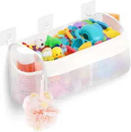organizer-na-zabawki-do-kapieli-wiszacy-siatka-duzy-xl-2-komory-przyssawki