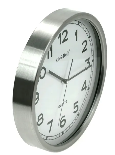 zegar-scienny-kinghoff-srebrny-30cm-wysokosc-calkowita-34-cm