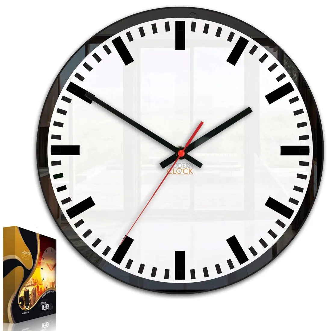 zegar-scienny-modernclock-bialy-30cm