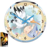 zegar-scienny-modernclock-brazowy-30cm