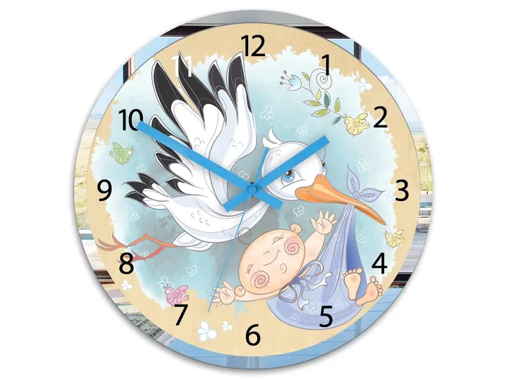 zegar-scienny-modernclock-brazowy-30cm-kolor-brazowy