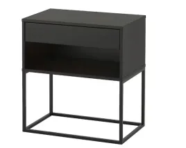 defekt-vikhammer-stolik-nocny-czarny-60x39-cm