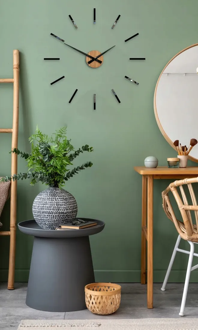 zegar-scienny-modernclock-czarny-65cm