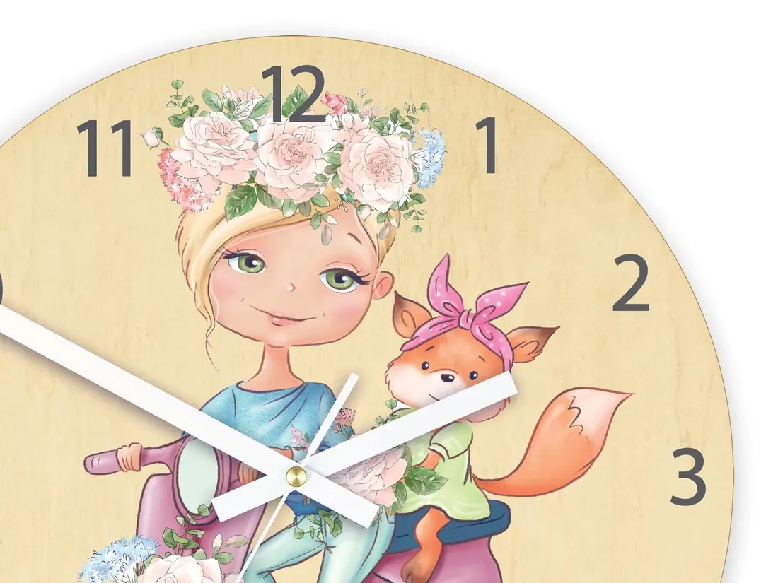 zegar-scienny-modernclock-brazowy-30cm