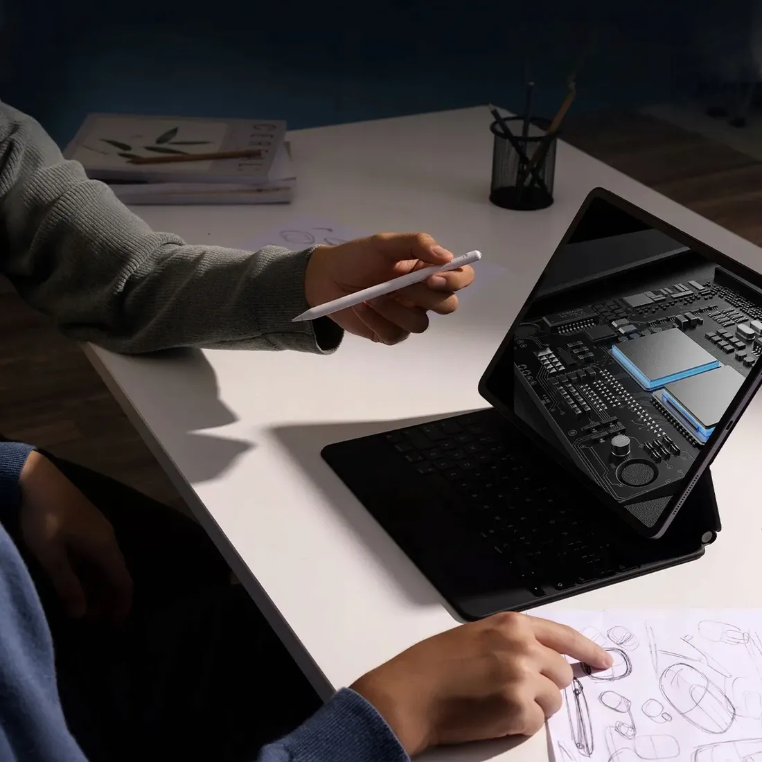 rysik-baseus-smooth-writing-2-do-ipad-bialy